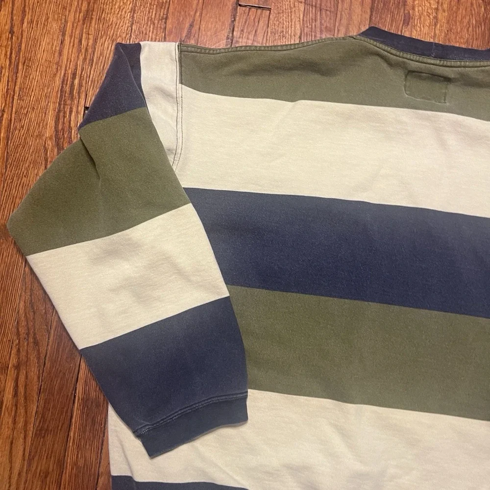 Guess American Tradition Sweater Vintage Men's Size Medium Striped Cotton Multi